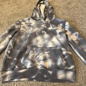 abercrombie tie dye hoodie size XL